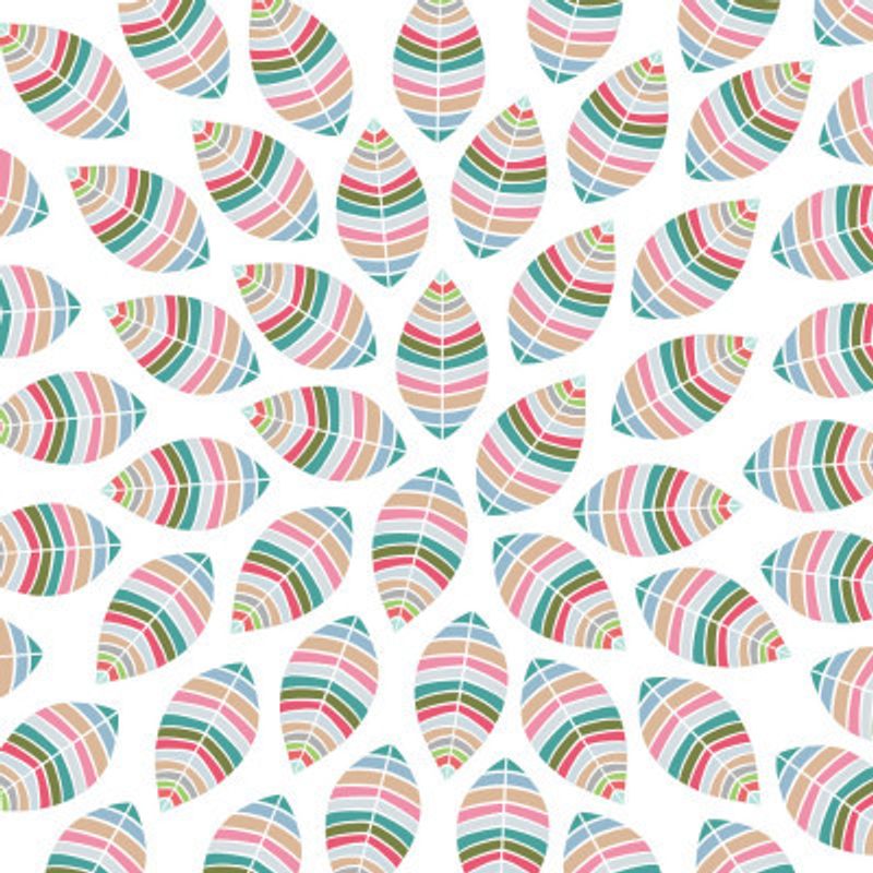 Colorful Leaves Pattern