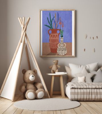 Flower Vase 3ratio 2x3 Print By Bohonewart