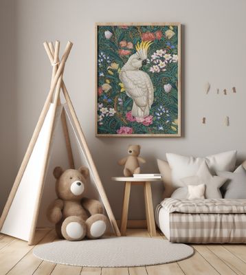 A Cockatoo In the Conservatory   Groen