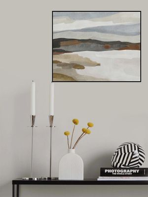 Monochrome abstract landscape