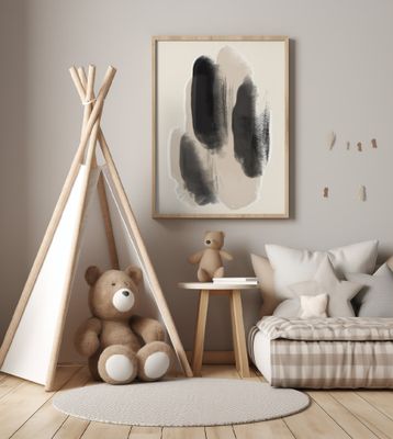 Monochrome Brushstrokes