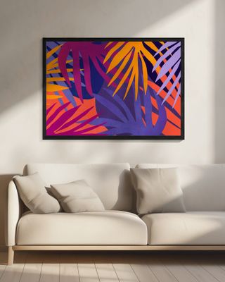 Vibrant Jungle Leaves