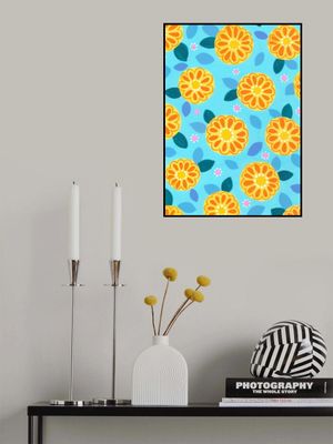 Orange Flower Pattern