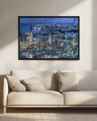 Coastal industrial area