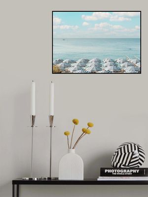 French Riviera Beach Umbrellas II