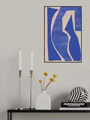 Blue Geometric Shapes