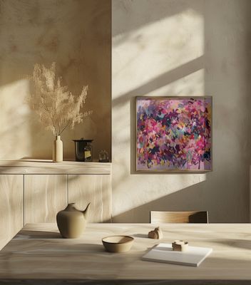 Vibrant Floral Abstract