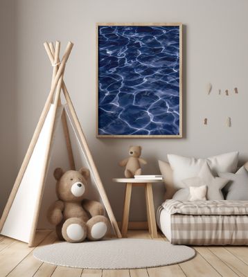Shimmering Blue Water