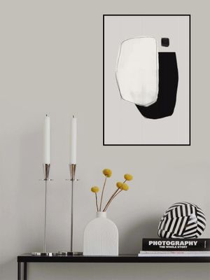 Monochrome Shapes And Negative Space