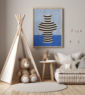 Striped Vase Illusion