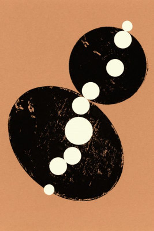 Bold Black and White Circles