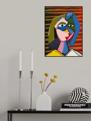 Potrait inspired by picasso