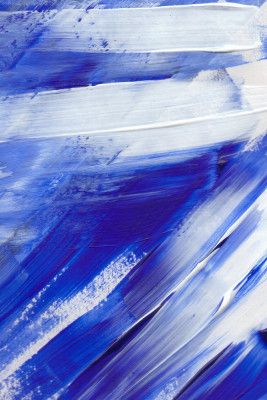 White and Blue Brushstrokes