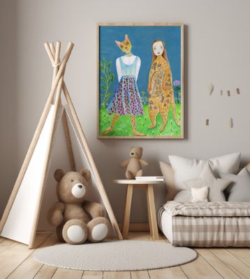 Switched Heads - Cat Lovers