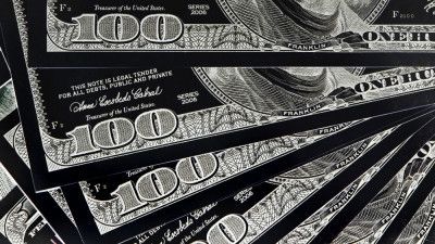 Dollar Bill 100 Black