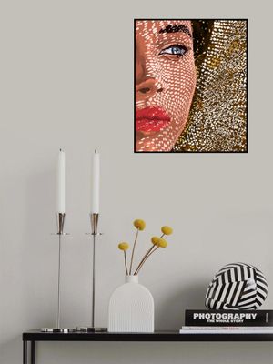 Under the Jute Hat, Bohemian Woman Fashion Painting