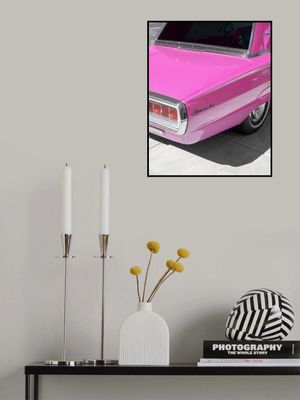 Vintage Pink 1965 Thunderbird