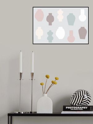 Abstract Vases Pastel