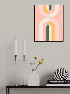 Midcentury Rainbow Abstract