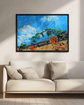 Jacaranda Oil On Canvas