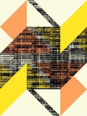 Overlapping Patterns In Earthy Tones