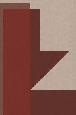 Red Geometric Composition