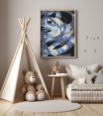 Abstract Brush Strokes 128