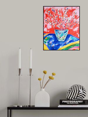 Spring Twigs, Tamara Jare, oil on canvas