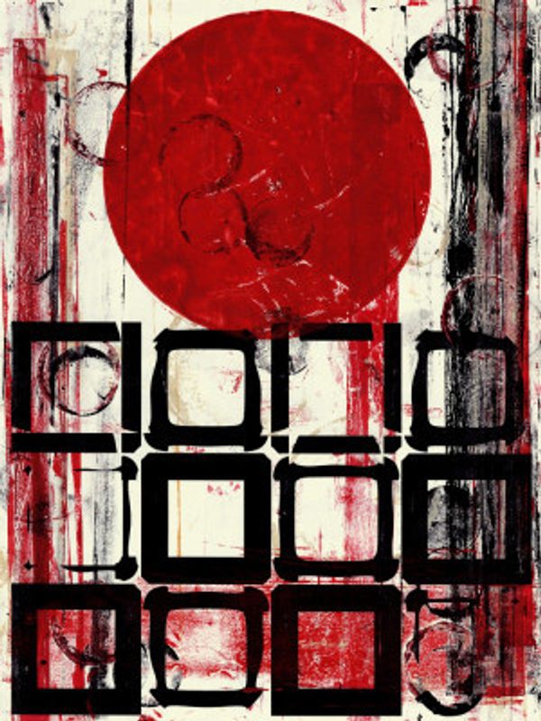 Geometric Shapes with a Red Circle