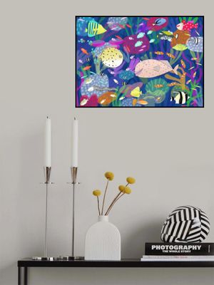 Colorful Tropical Fish Illustration by Artist Carla Daly