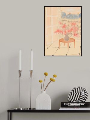 Cherry Blossoms In Parisian Apartment