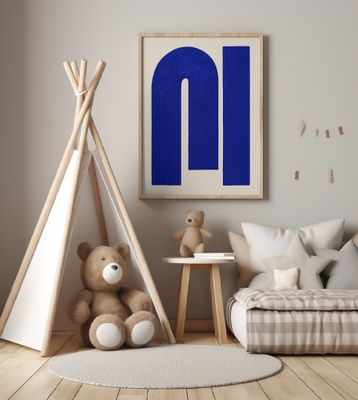 Blue Geometric Curve