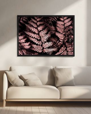 Burgundy fern