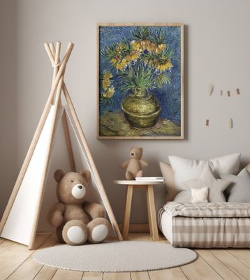 Vincent Van Gogh's Imperial Fritillaries In a Copper Vase (1887)