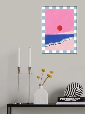 Minimalist Beach Scene