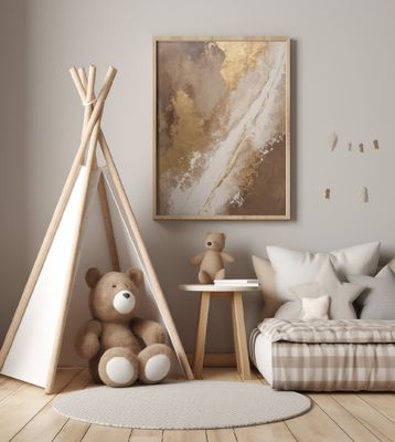 Earthy Tones With Gold Accents