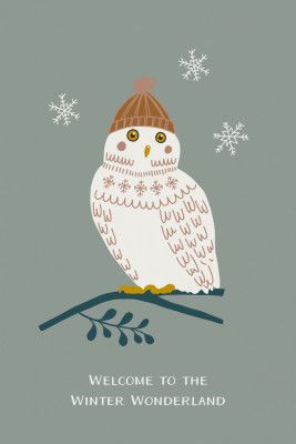 Cozy Owls Frosted Sage