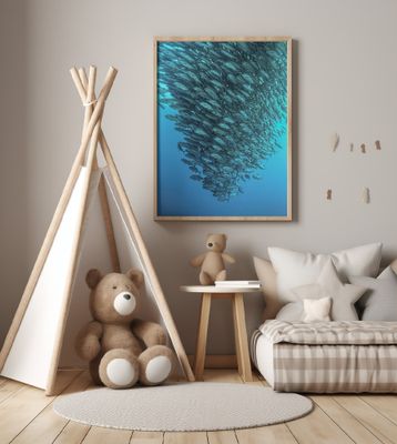 Schooling Jackfishes