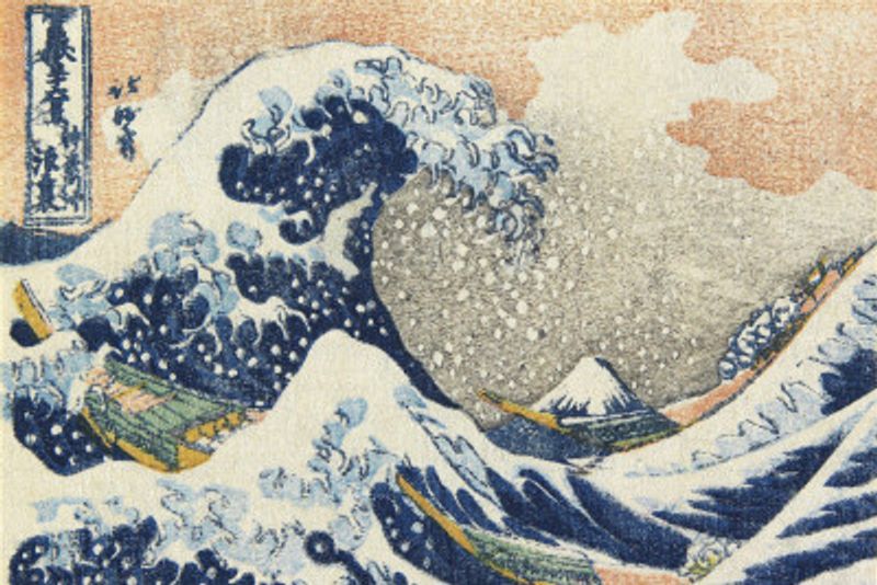Hokusai's Under the Wave Off Kanagawa (1830 1833)