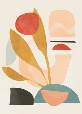 Abstract Shapes And Bold Colors