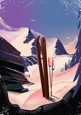 Vintage Skiing