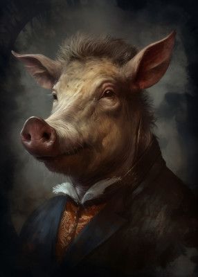 Warthog Portrait