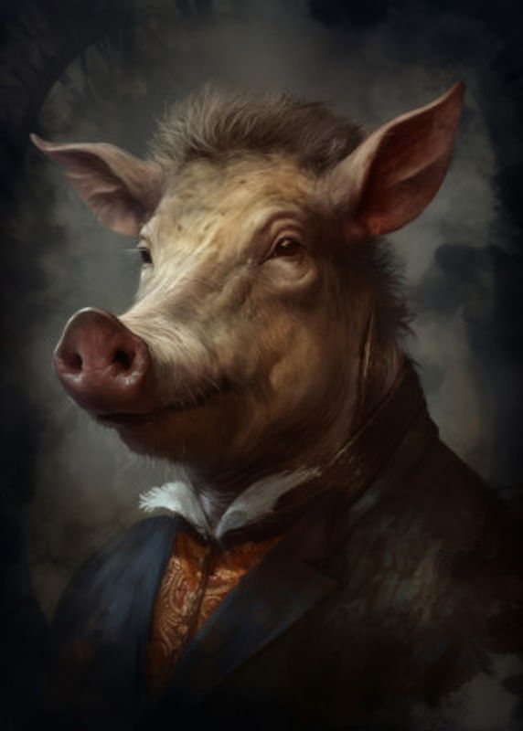 Warthog Portrait
