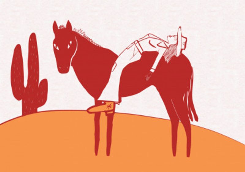 Day of rest COW GIRL