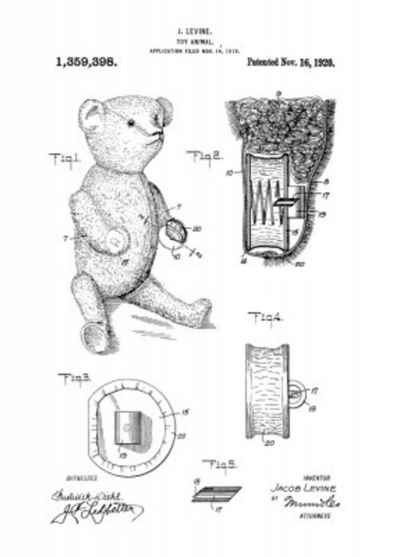 Teddybear Patent 1920