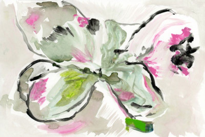 Abstract Purple Violet Pink Hues Floral 2