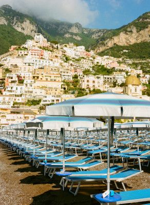 Positano Beach IX on Film