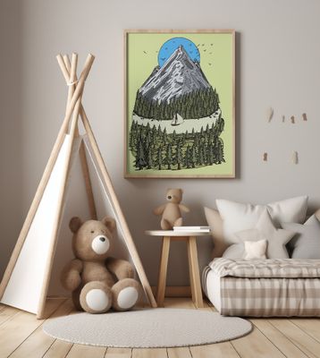 Mountain Lake Serenity