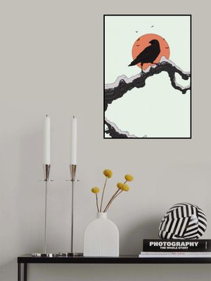 Crow On A Gnarled Branch