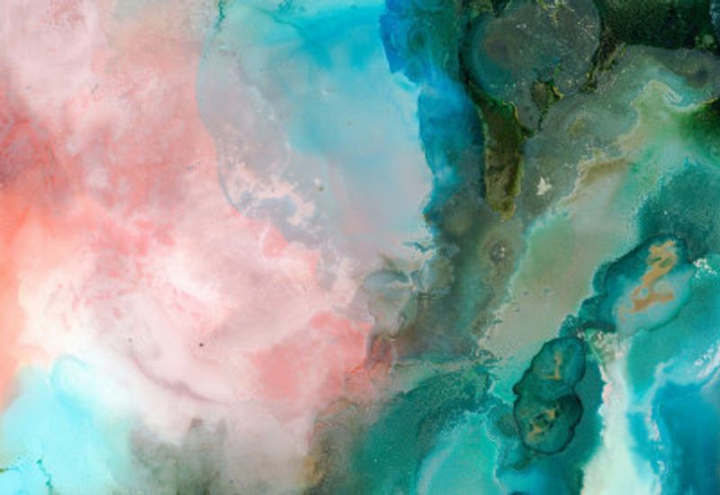 Fluid Movement Of Pastel Colors